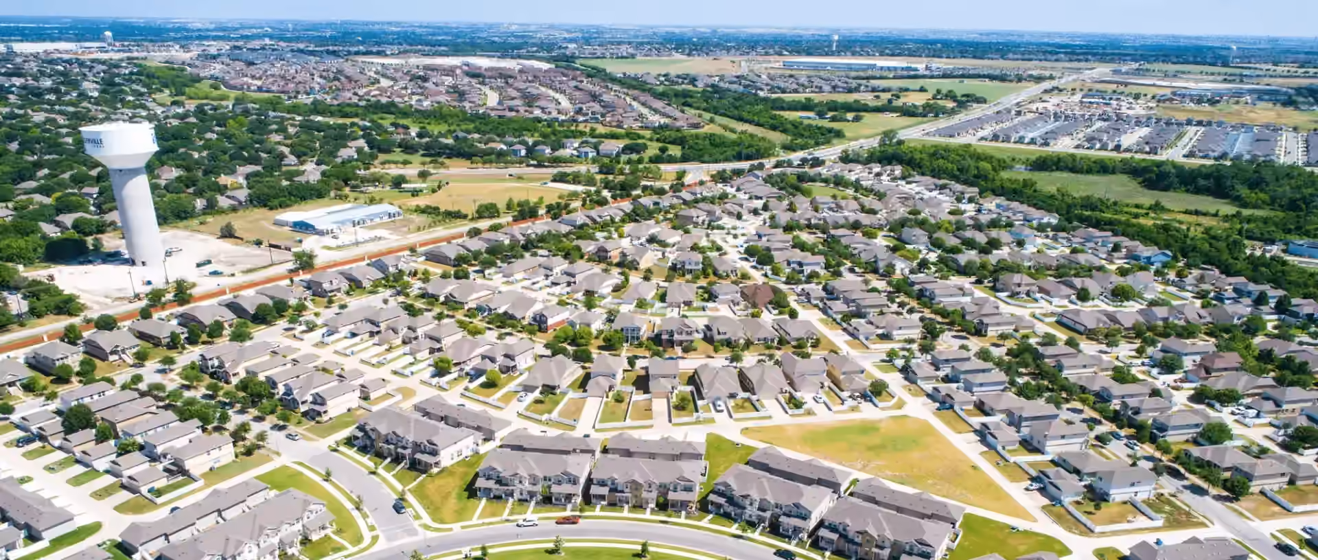 Pflugerville, Texas homes, most built between 2000 and 2019