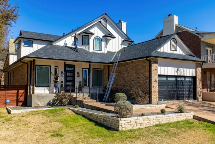 Professional exterior house painting with quality finish and preparation