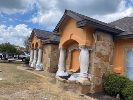 Exterior surface preparation before painting