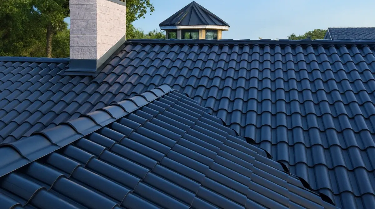 Standing-seam metal