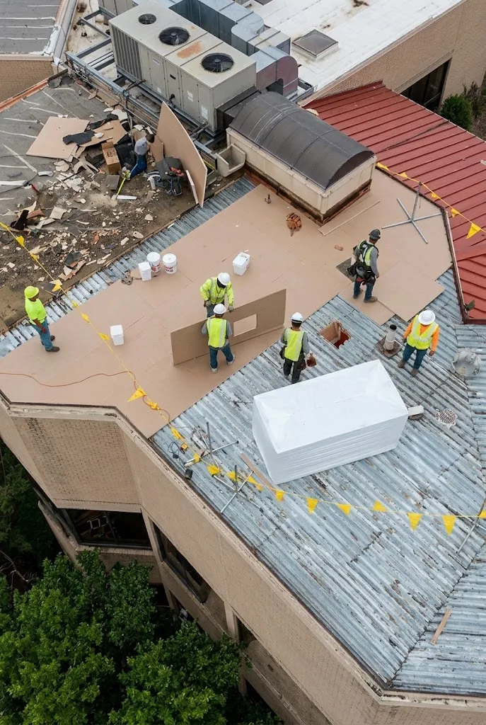 ArkCertified storm inspection of a hail-damaged Georgetown roof